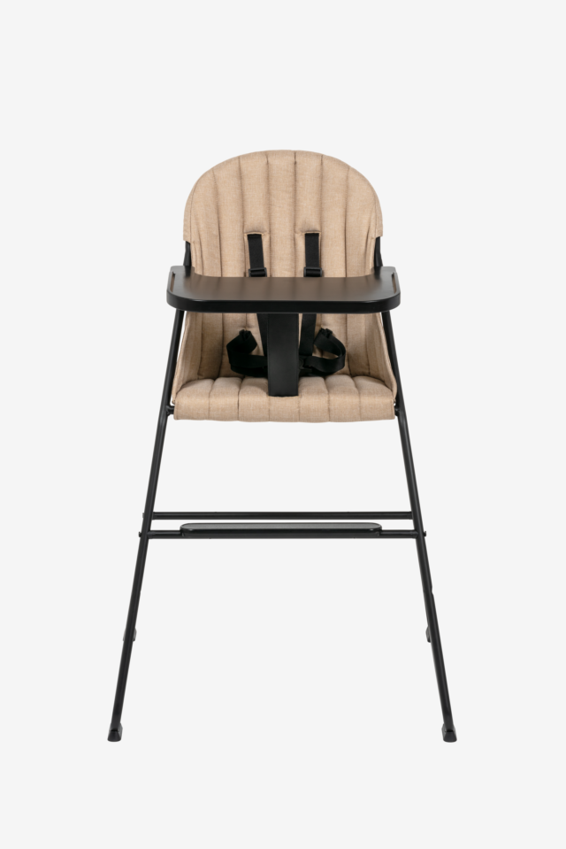 High chair without discount fabric